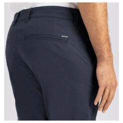 MAC Lennox Chinohose Nautic Blue Pattern -Modezauber Günstiges Geschäft mac jeans lennox blau 196 model detail hinten 28129