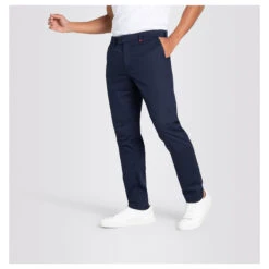 MAC Lennox Chinohose Nautic Mid Blue 15 MAC Lennox Chinohose Nautic Mid Blue -Modezauber Günstiges Geschäft mac jeans lennox blau 196 model vorne