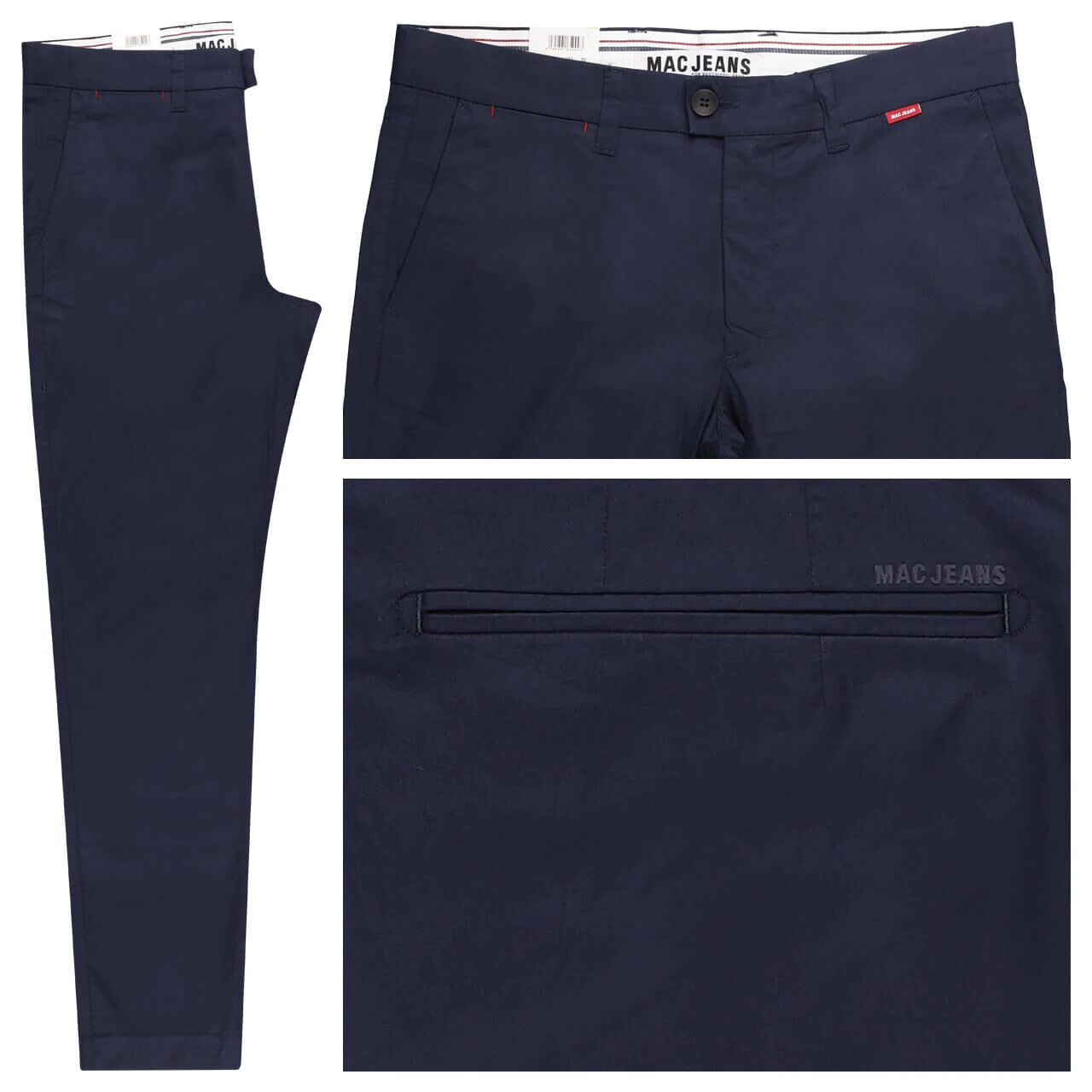 MAC Lennox Chinohose Nautic Mid Blue 1 MAC Lennox Chinohose Nautic Mid Blue