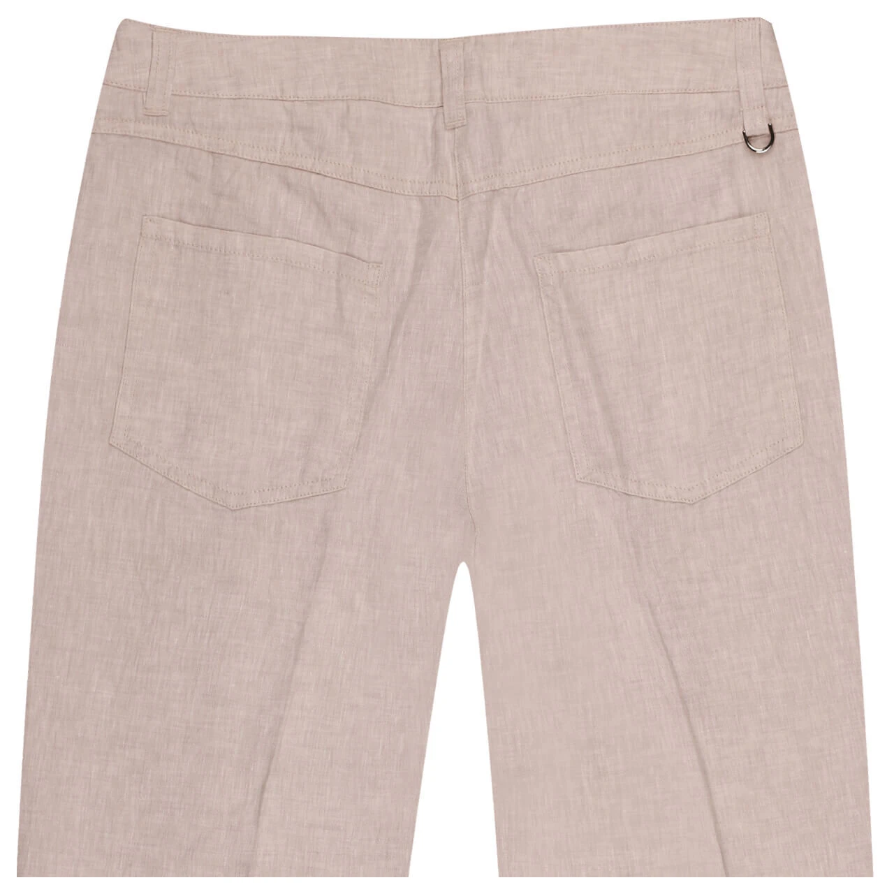 MAC Nora Cropped 7/8 Leinenhose Fog Grey Melange 2 MAC Nora Cropped 7/8 Leinenhose Fog Grey Melange – Bild 2