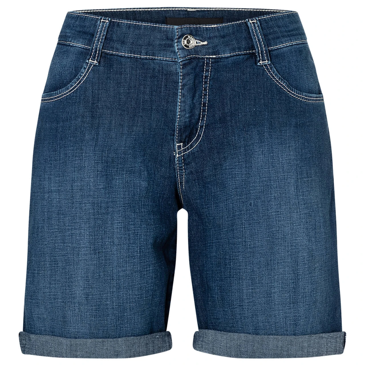 MAC Shorty Jeans Dark Blue Basic Used Summer Clean 3 MAC Shorty Jeans Dark Blue Basic Used Summer Clean – Bild 3