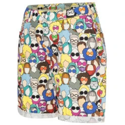 MAC Shorty Baumwollhose People Print Summer 12 MAC Shorty Baumwollhose People Print Summer -Modezauber Günstiges Geschäft mac jeans shorty summer clean people print 972b ansicht
