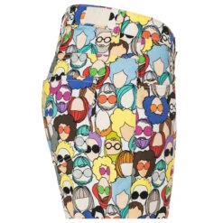 MAC Shorty Baumwollhose People Print Summer 14 MAC Shorty Baumwollhose People Print Summer -Modezauber Günstiges Geschäft mac jeans shorty summer clean people print 972b ansicht seite