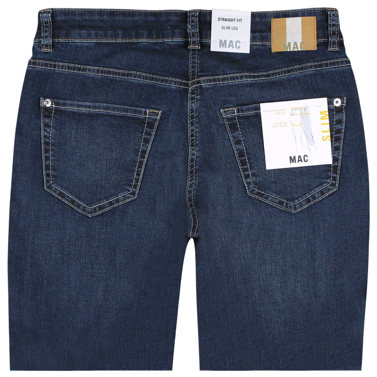 MAC Slim Jeans Dark Blue Used Buffy 2 MAC Slim Jeans Dark Blue Used Buffy – Bild 2