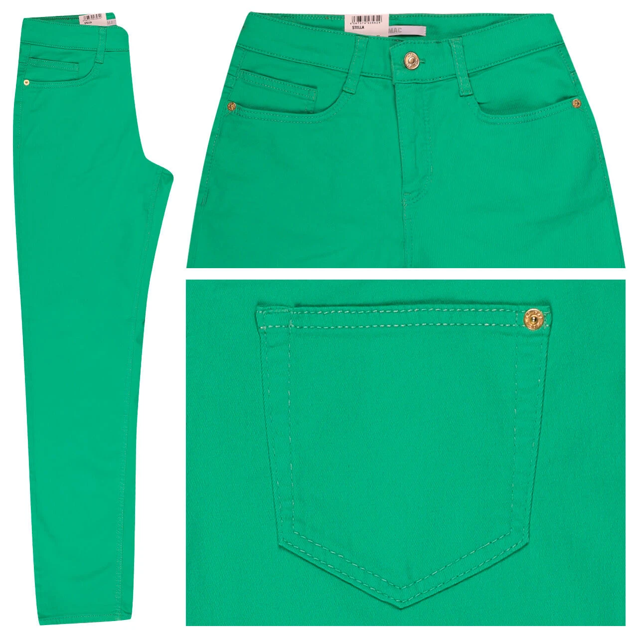 MAC Stella Jeans Bright Green 1 MAC Stella Jeans Bright Green