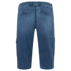 MAC Teo 3/4 Cargo Chino Jeans Mid Blue Used 7 MAC Teo 3/4 Cargo Chino Jeans Mid Blue Used -Modezauber Günstiges Geschäft mac jeans teo mid blue used h522 ansicht hinten