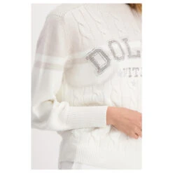 Monari Damen Pullover Cashew Glitter -Modezauber Günstiges Geschäft monari pullover city of glamour weiss 153 model detaill