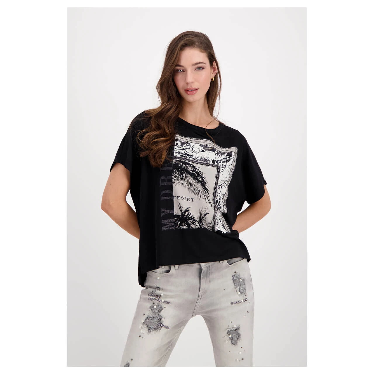Monari Damen T-Shirt Black Desert 2 Monari Damen T-Shirt Black Desert – Bild 2