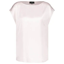 Monari Damen Kurzarm Bluse Silky Light Rose