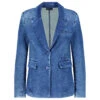 Monari Damen Jeans Blazer Blue