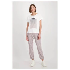 Monari Damen T-Shirt Glitter Off White 10 Monari Damen T-Shirt Glitter Off White -Modezauber Günstiges Geschäft monari tshirt dubai 102 ansicht model vorn