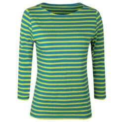Munich Freedom Damen 3/4 Arm Shirt Petrol/kiwi