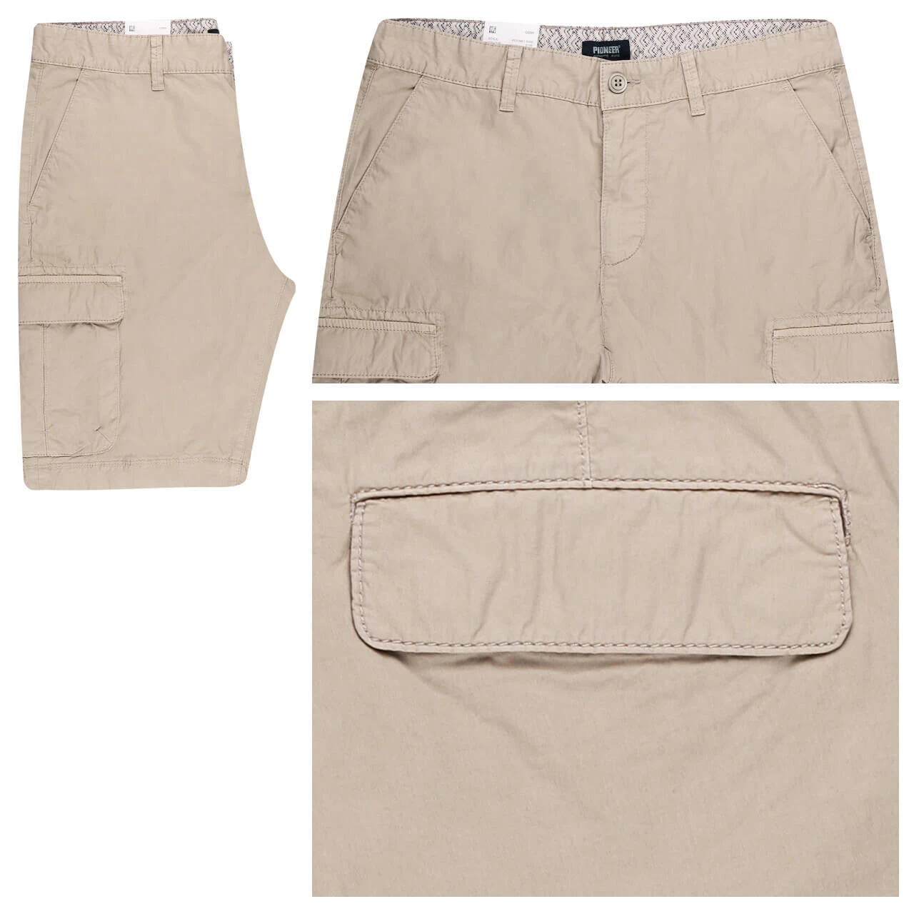 Pioneer Cody Cargo Baumwoll Bermuda Sage 1 Pioneer Cody Cargo Baumwoll Bermuda Sage