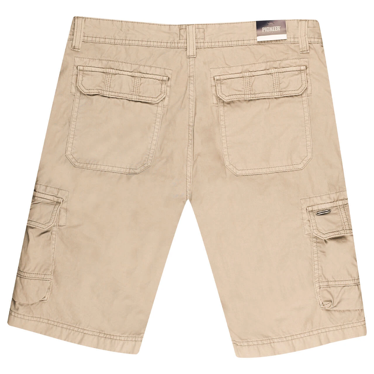 Pioneer Collin Cargo Baumwoll Bermuda Sand Beige 2 Pioneer Collin Cargo Baumwoll Bermuda Sand Beige – Bild 2