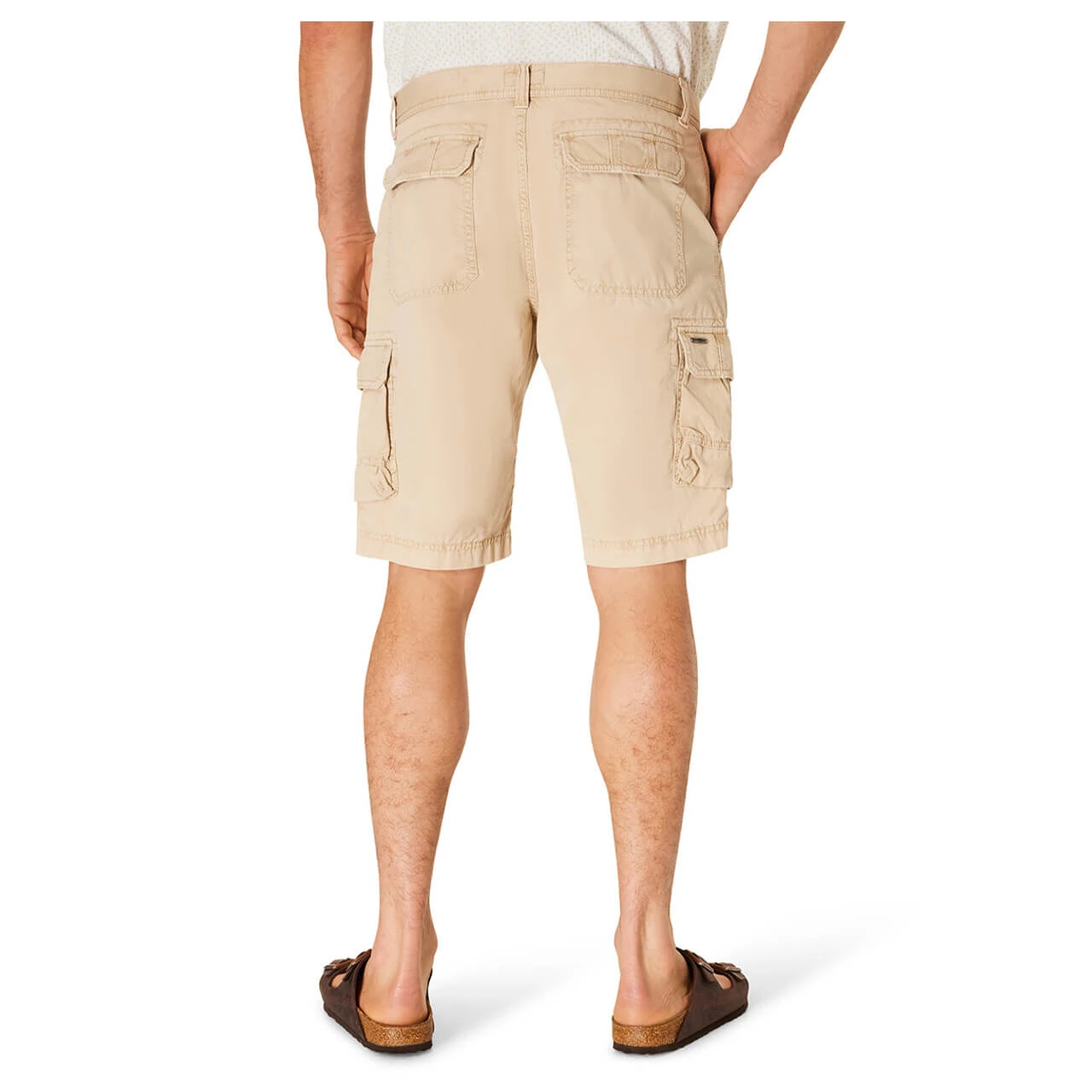 Pioneer Collin Cargo Baumwoll Bermuda Sand Beige 6 Pioneer Collin Cargo Baumwoll Bermuda Sand Beige – Bild 6
