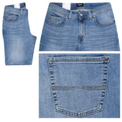 Pioneer Finn Jeans Bermuda Megaflex Blue Used Buffies