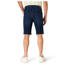 Pioneer Finn Jeans Bermuda Megaflex Dark Blue Used -Modezauber Günstiges Geschäft pioneer jeans finn megaflex blau 6812 model hinten