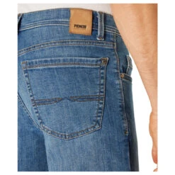 Pioneer Finn Jeans Bermuda Megaflex Blue Used 15 Pioneer Finn Jeans Bermuda Megaflex Blue Used -Modezauber Günstiges Geschäft pioneer jeans finn megaflex blau 6822 model detail hinten