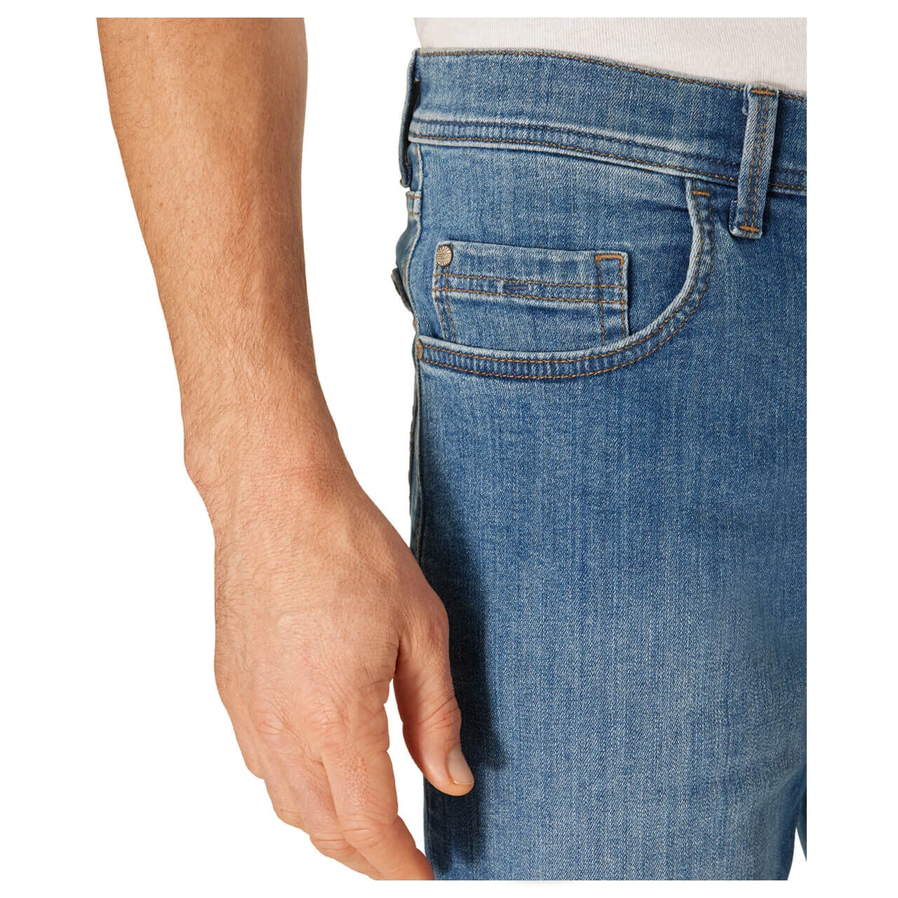 Pioneer Finn Jeans Bermuda Megaflex Blue Used 7 Pioneer Finn Jeans Bermuda Megaflex Blue Used – Bild 7