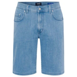 Pioneer Finn Jeans Bermuda Megaflex Sky Blue -Modezauber Günstiges Geschäft pioneer jeans finn megaflex shorts blau 6851 ansicht