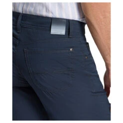 Pioneer Finn Baumwoll Bermuda Dark Blue -Modezauber Günstiges Geschäft pioneer jeans finn shorts blau 6201 detail hinten