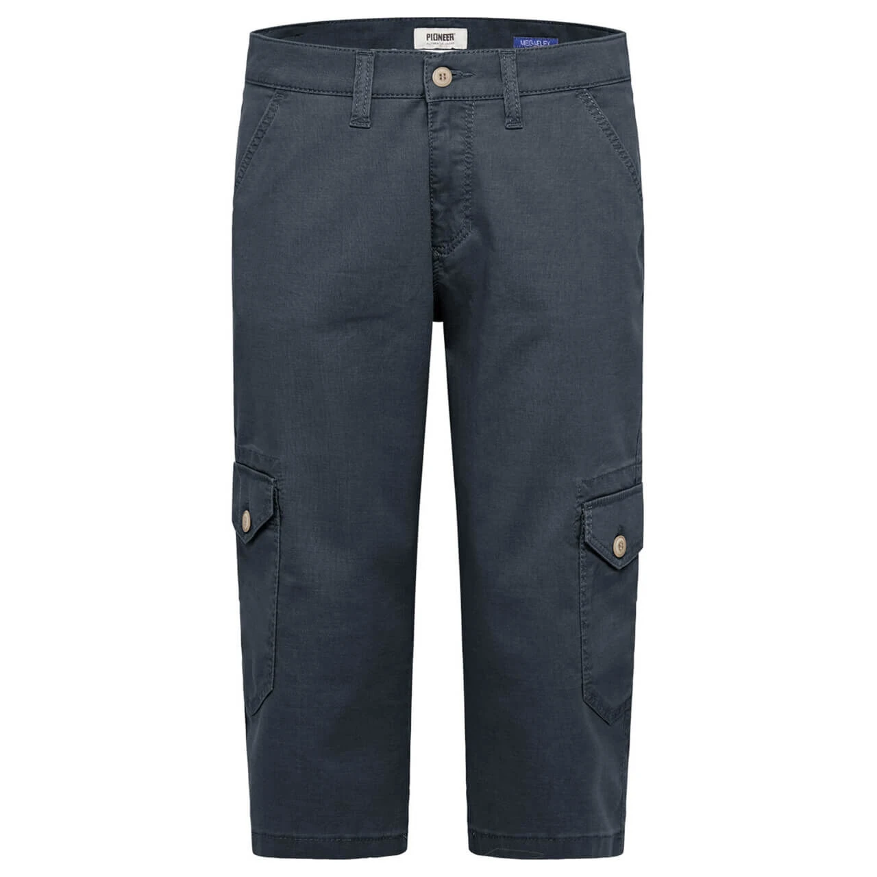 Pioneer Paul 3/4 Cargo Baumwollhose Megaflex Navy 3 Pioneer Paul 3/4 Cargo Baumwollhose Megaflex Navy – Bild 3