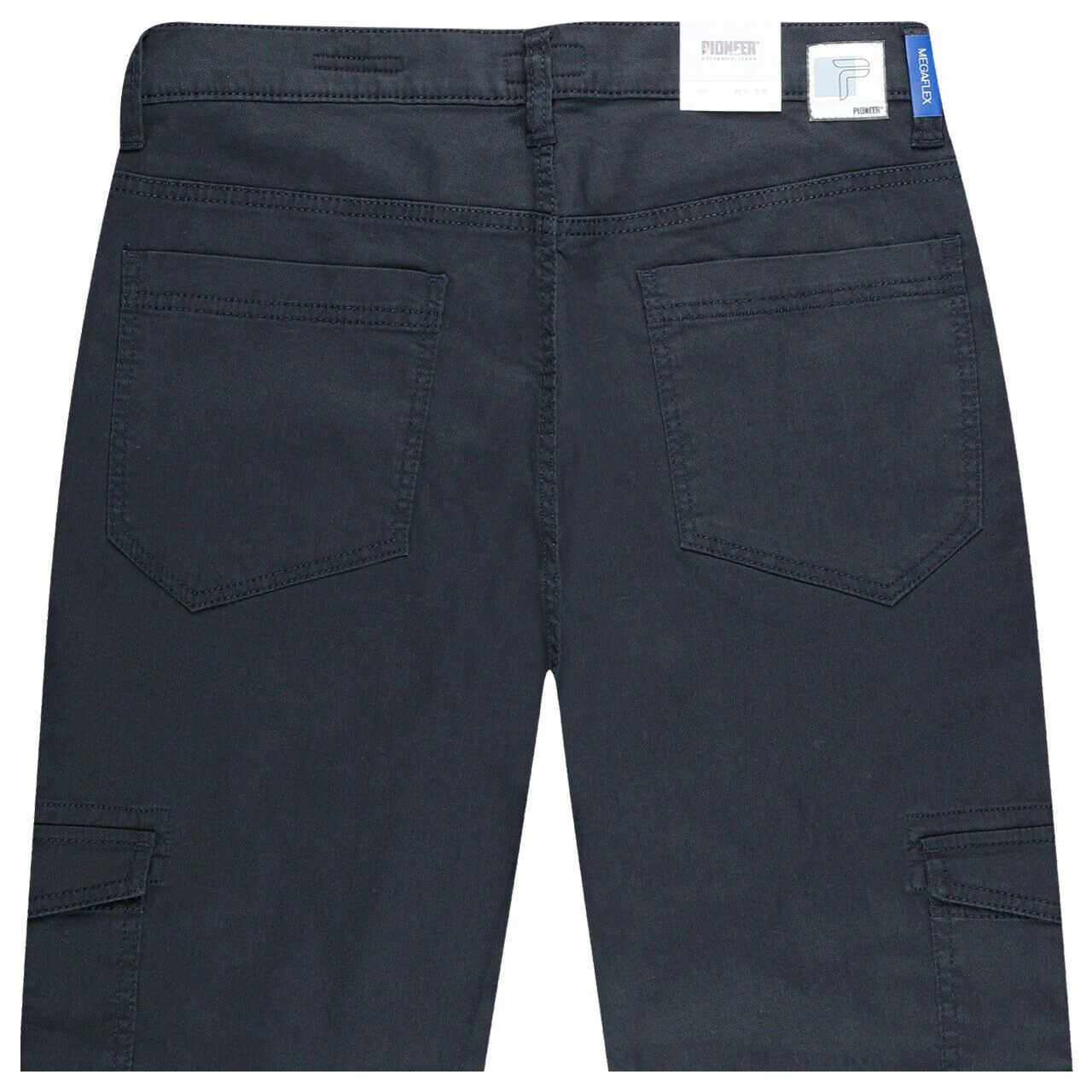 Pioneer Paul 3/4 Cargo Baumwollhose Megaflex Navy 2 Pioneer Paul 3/4 Cargo Baumwollhose Megaflex Navy – Bild 2