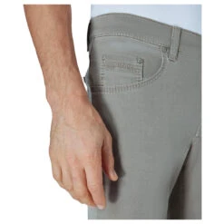 Pioneer Rando Baumwollhose Megaflex Pure Grey -Modezauber Günstiges Geschäft pioneer jeans rando grey 9010 model detail vorne