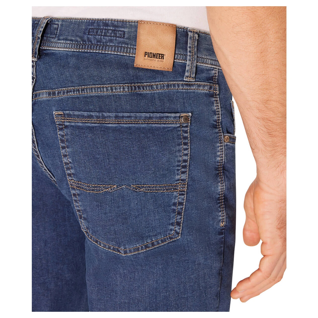 Pioneer Rando Jeans Megaflex Dark Blue Stone Wash 8 Pioneer Rando Jeans Megaflex Dark Blue Stone Wash – Bild 8