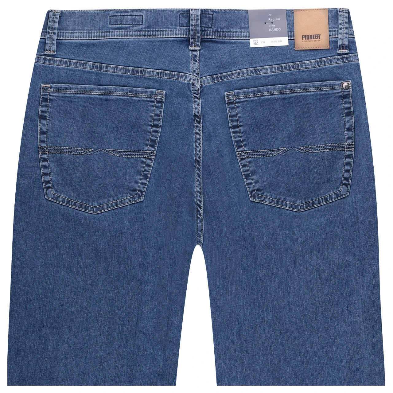 Pioneer Rando Jeans Megaflex Mid Blue Stonewash 2 Pioneer Rando Jeans Megaflex Mid Blue Stonewash – Bild 2