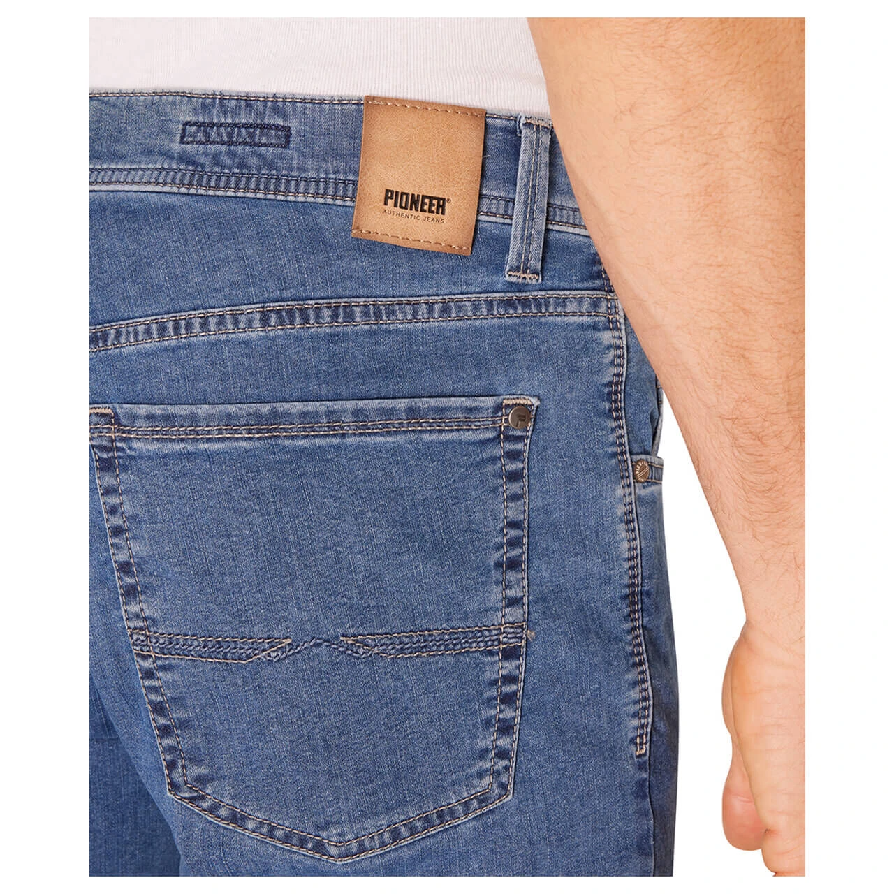 Pioneer Rando Jeans Megaflex Mid Blue Stonewash 8 Pioneer Rando Jeans Megaflex Mid Blue Stonewash – Bild 8