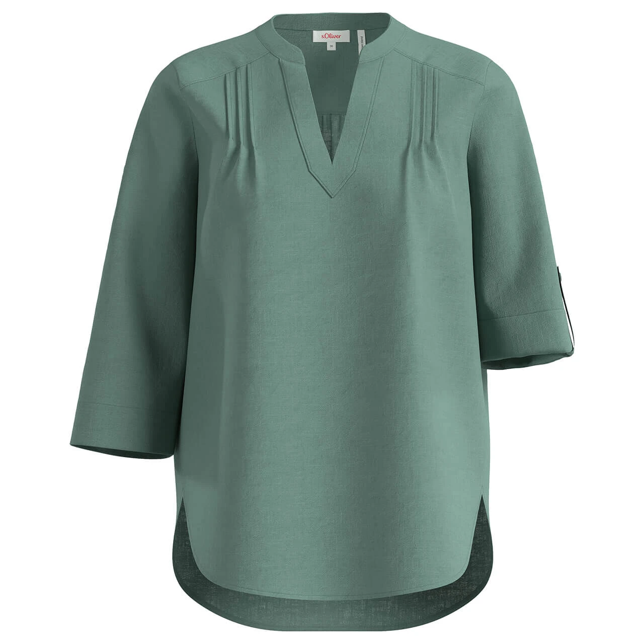 S.Oliver Damen 3/4 Arm Bluse Ocean Green 1 S.Oliver Damen 3/4 Arm Bluse Ocean Green