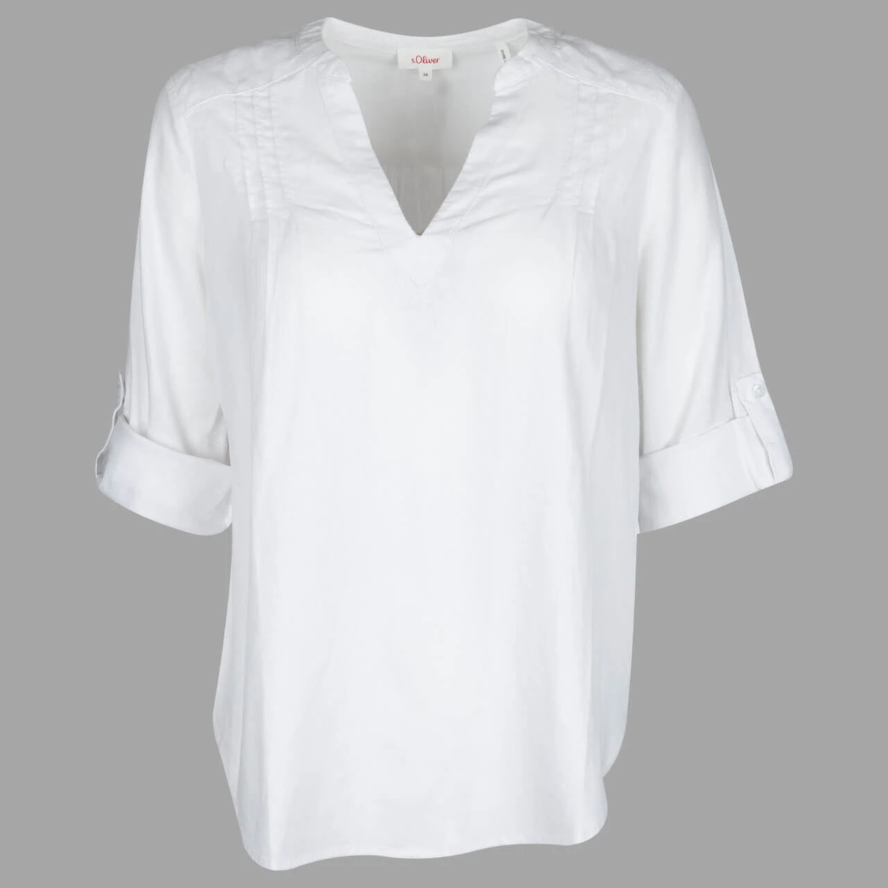 S.Oliver Damen 3/4 Arm Bluse White 1 S.Oliver Damen 3/4 Arm Bluse White