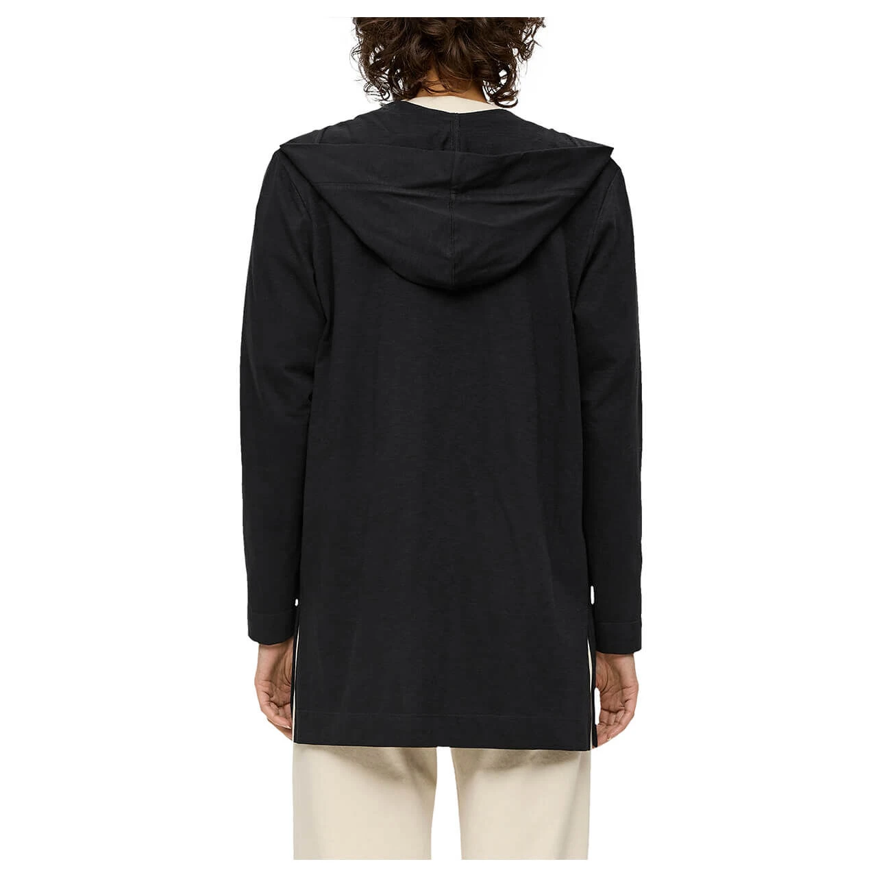 S.Oliver Damen Hoodie Shirtjacke Black Melange 3 S.Oliver Damen Hoodie Shirtjacke Black Melange – Bild 3