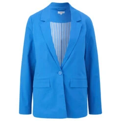 S.Oliver Damen Blazer Ocean Blue
