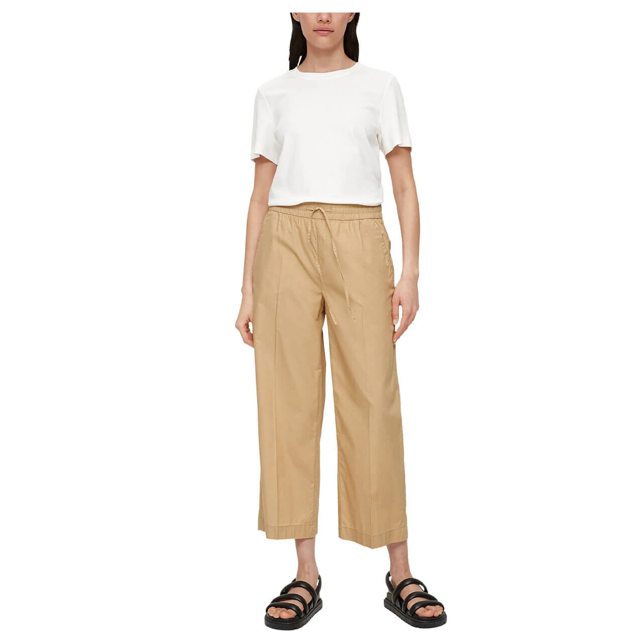 S.Oliver Damen Culotte 7/8 Hose Sand Brown 5 S.Oliver Damen Culotte 7/8 Hose Sand Brown – Bild 5