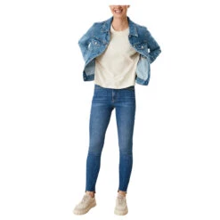 S.Oliver Damen Jeansjacke Middle Blue Denim Stretch 7 S.Oliver Damen Jeansjacke Middle Blue Denim Stretch -Modezauber Günstiges Geschäft s oliver jeans jacke blau 54z6 model