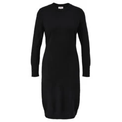 S.Oliver Damen Langarm Kleid Black