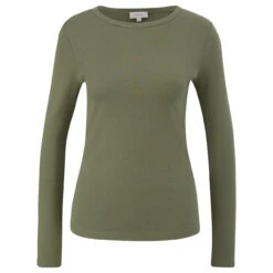 S.Oliver Damen Langarm Shirt Light Khaki