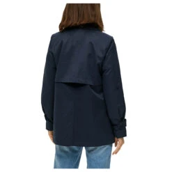 S.Oliver Damen Jacke Midnight Navy -Modezauber Günstiges Geschäft s oliver outdoor jacke blau 5959 model hinten