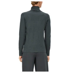 S.Oliver Damen Rollkragen Pullover Basic Green -Modezauber Günstiges Geschäft s oliver pullover gruen 7909 model hinten