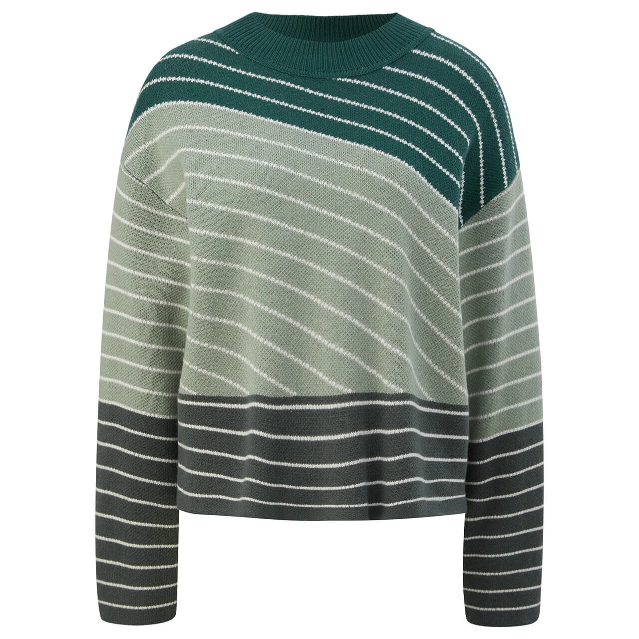 S.Oliver Damen Pullover Blue Green Stripes 1 S.Oliver Damen Pullover Blue Green Stripes