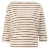 S.Oliver Damen 3/4 Arm Pullover Brown Stripes