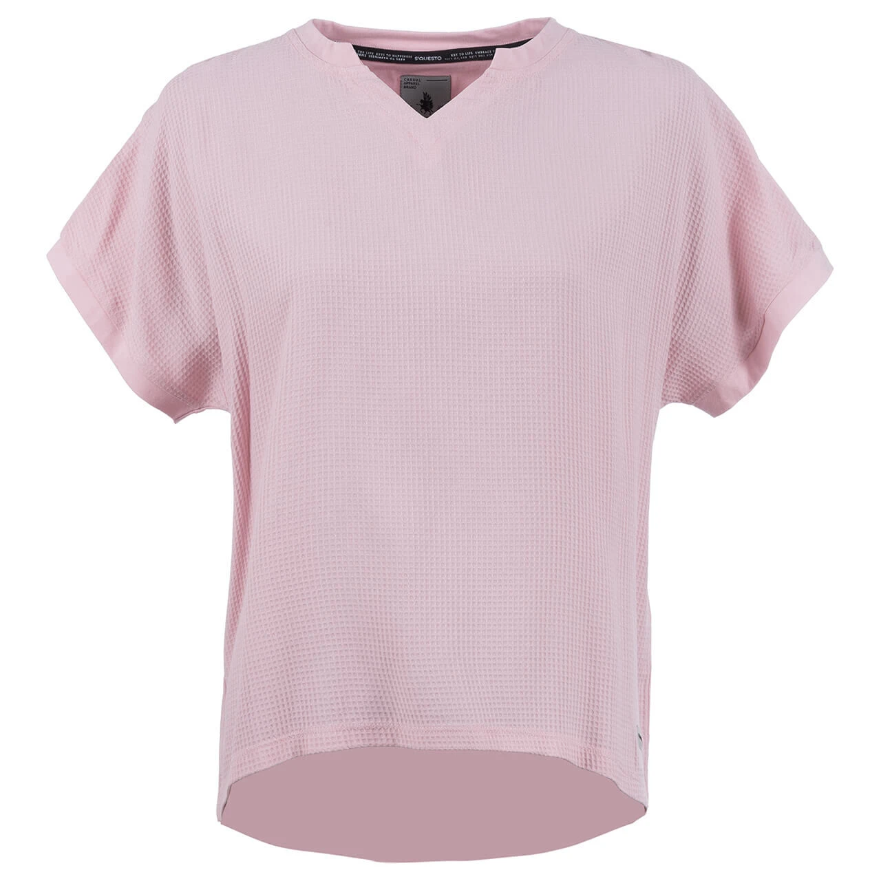 Soquesto Damen Kurzarm Bluse Rose Cloud 1 Soquesto Damen Kurzarm Bluse Rose Cloud