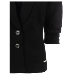 Soquesto 3/4 Arm Blazer Black 7 Soquesto 3/4 Arm Blazer Black -Modezauber Günstiges Geschäft soquesto 3 4 arm blazer black 9000 detail