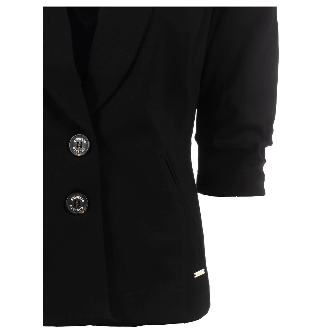 Soquesto 3/4 Arm Blazer Black 4 Soquesto 3/4 Arm Blazer Black – Bild 4