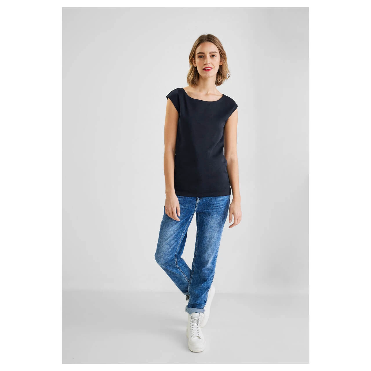 Street One Ada T-Shirt Deep Blue 4 Street One Ada T-Shirt Deep Blue – Bild 4