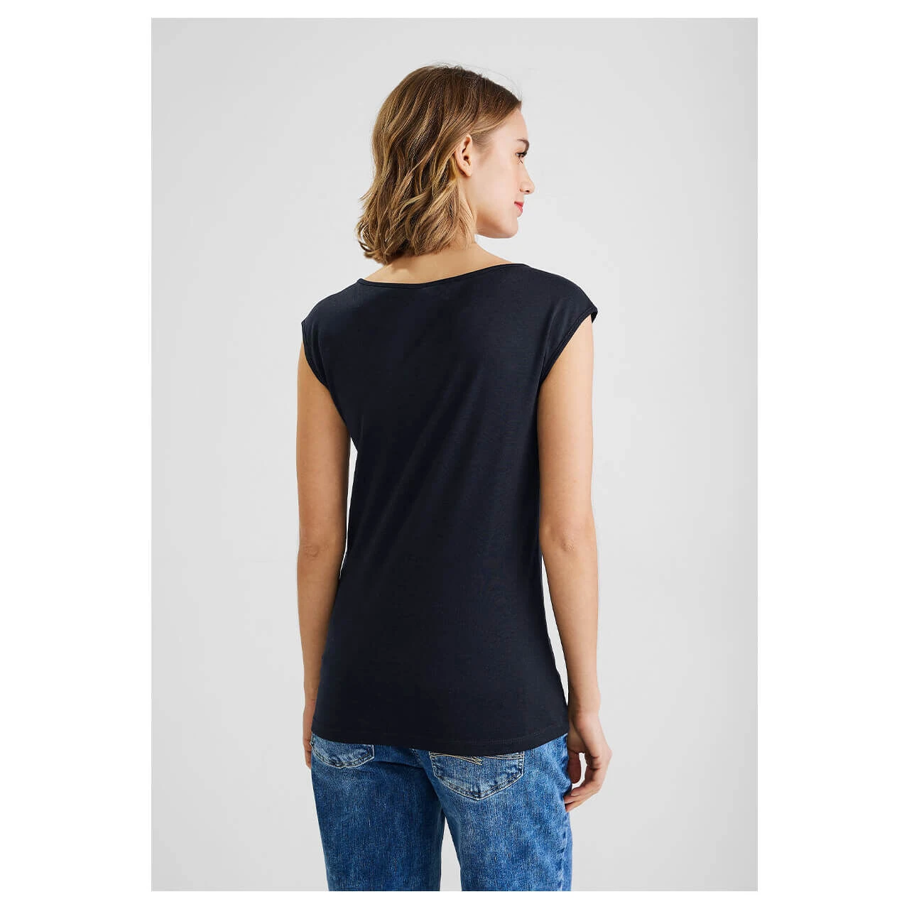 Street One Ada T-Shirt Deep Blue 3 Street One Ada T-Shirt Deep Blue – Bild 3