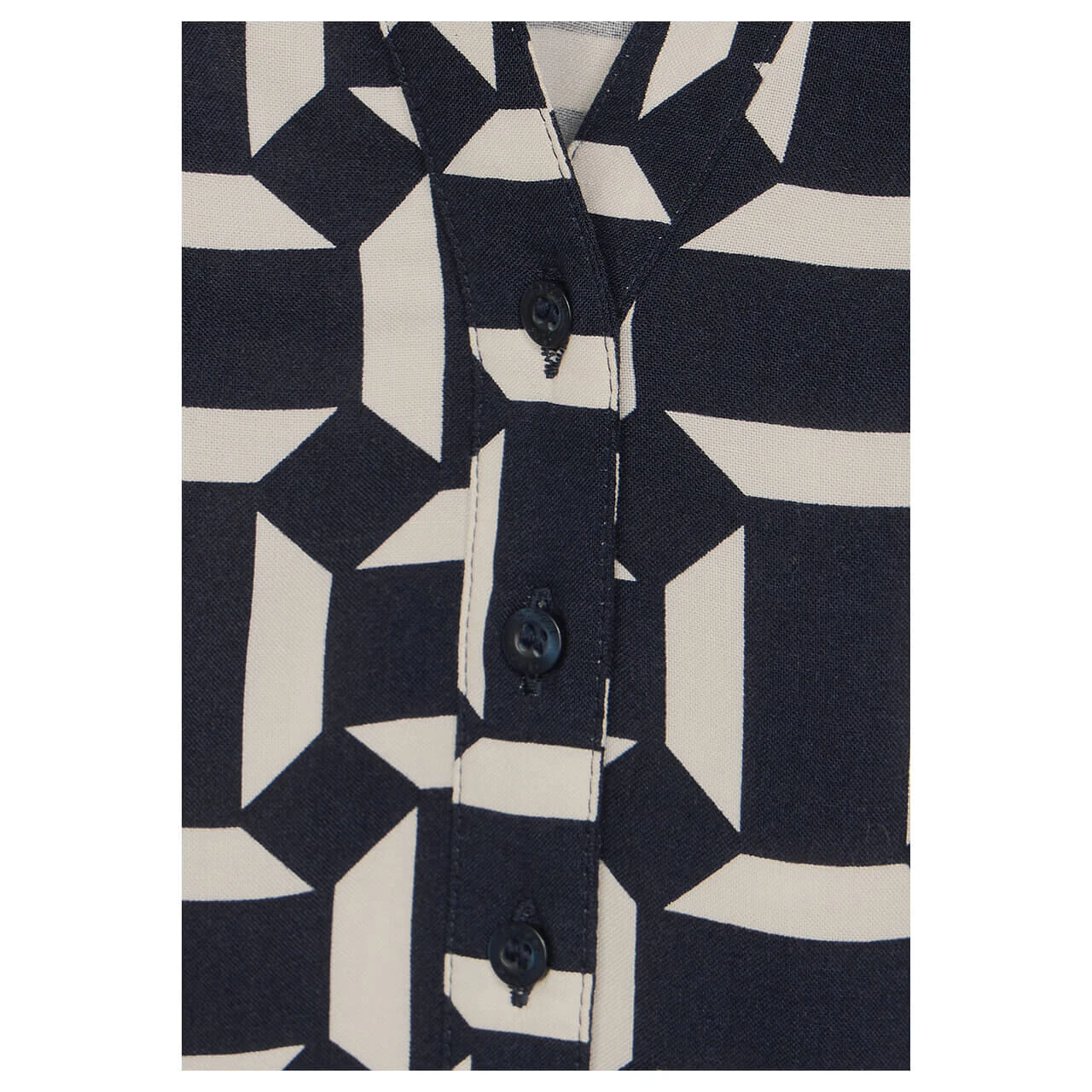 Street One Bamika Damen Langarm Bluse Deep Dark Blue Printed 5 Street One Bamika Damen Langarm Bluse Deep Dark Blue Printed – Bild 5