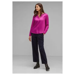 Street One Damen Langarm Bluse Bamika Bright Cozy Pink 8 Street One Damen Langarm Bluse Bamika Bright Cozy Pink -Modezauber Günstiges Geschäft street one bamika solid rosa 15463 model
